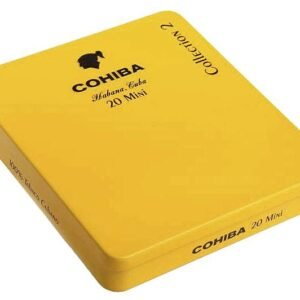 Cohiba Mini Cigarillo Collection 2 Yellow Tin Of 10 Cigarillos