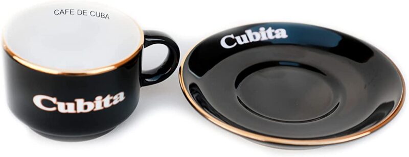 Coffee Cup Mug Print Cuban Expresso Cup Set Set Cafecito Cubano 6 Cup 6  Saucers Cafecito Cuba