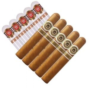 Double Stack H Upmann Reserve Tubo vs Macanudo Gold Label