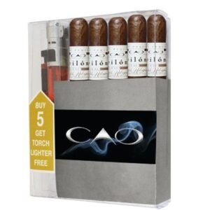 CAO Pilon Robusto Cigar Collection With Lighter
