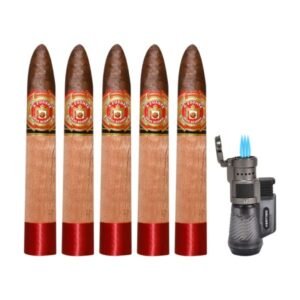 Arturo-Fuente-Chateau-Fuente-Queen-Pack-Of-5-With-Lighter1000X1000-300X300
