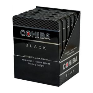 Cohiba Black Pequenos 6 (Maduro) Unit of 30 & 5 Tin