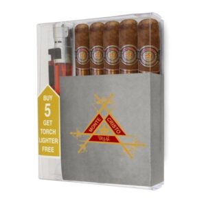 Montecristo-Platinum-Toro-Cigar-Collection-With-Lighter-Natural-Box-Of-5-300X300