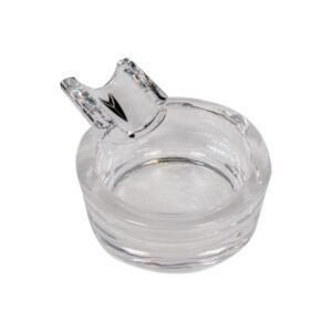 Lotus Single Stick Glass Ashtray
